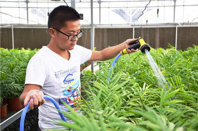 学生在精心照料实训基地的植物.jpg 学生在精心照料实训基地的植物.jpg